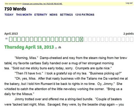 Using my 750 word stories as a proxy for the popularity of Lit .